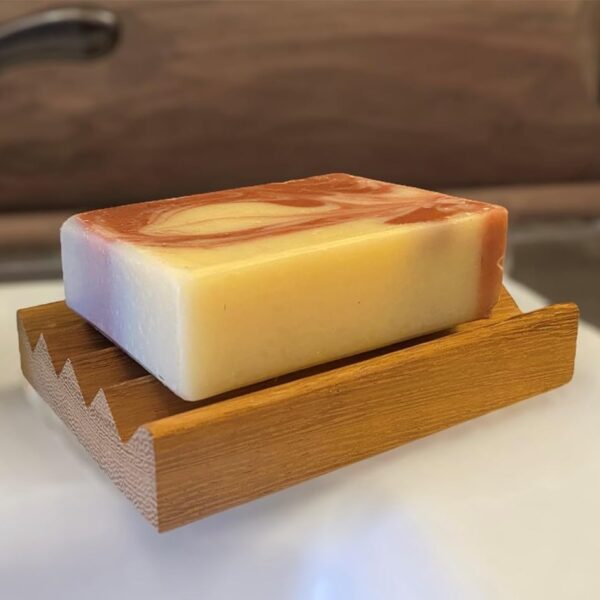 american red alder natural wood soap dish