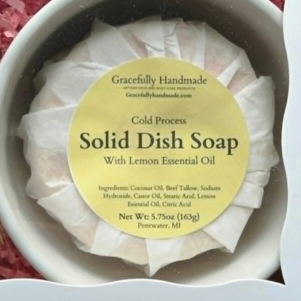 5.5oz Solid Dish Soap Refill