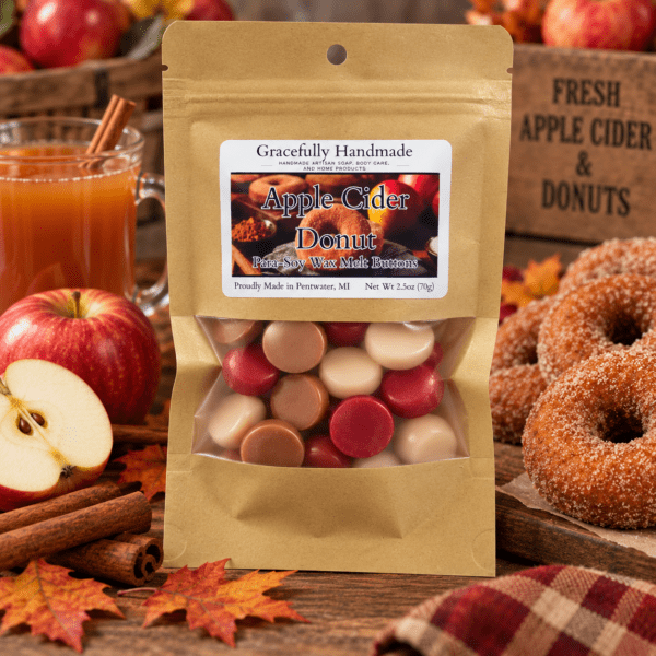 Wax Melt Buttons - Apple Cider Donut