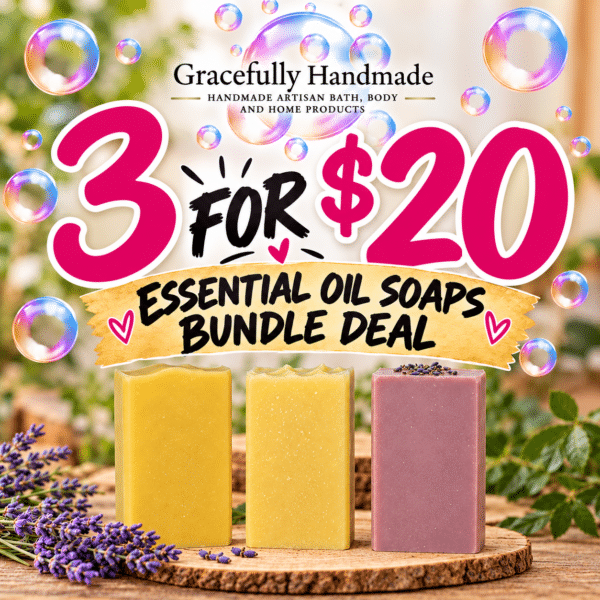 3 for $20 Essential Oil Soap Bundle